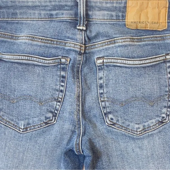 American Eagle Ne(x)t Level AirFlex Skinny Jeans Medium Wash Women’s 28x30 - Picture 5 of 13